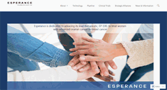 Desktop Screenshot of esperancepharma.com